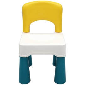 burgkidz Plastic Kids Chair Durable and Lightweight 9.3 Height Seat Indoor