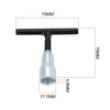 LT Easiyl 2Pcs T Handle Wing Nut Hand Tool 4.5MM