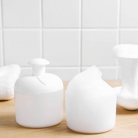 White Facial Cleansing Foam Maker Bubble Maker 5ea