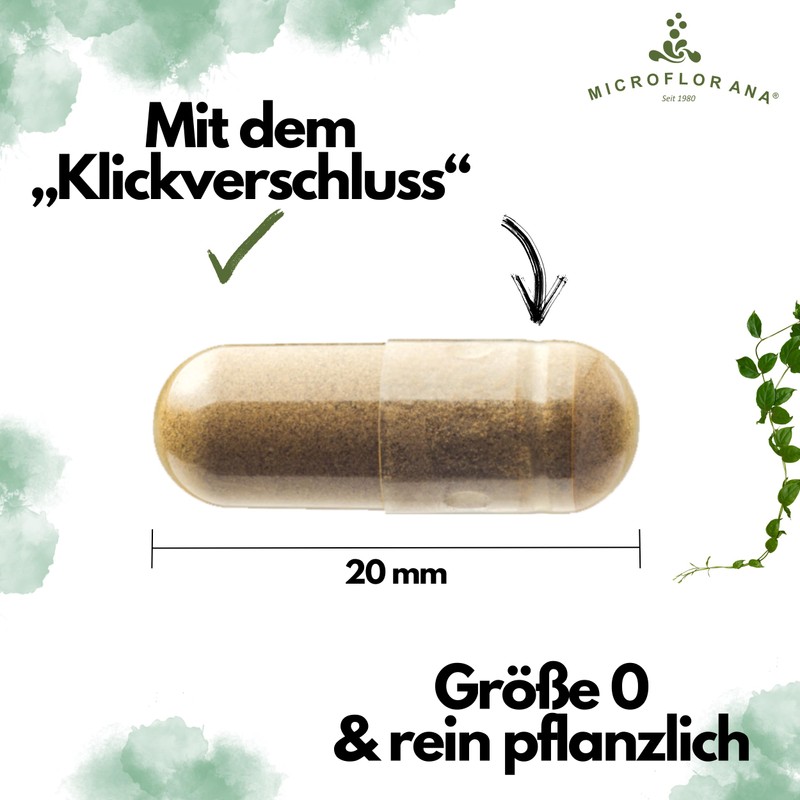 MICROFLORANA® - Empty capsules 0-250 pieces - Vegan - HPMC