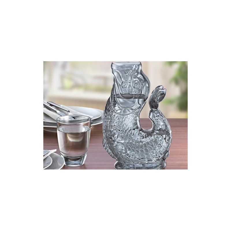 Cilio Nemo Water Carafe Grey 10 x 15.5 x 23