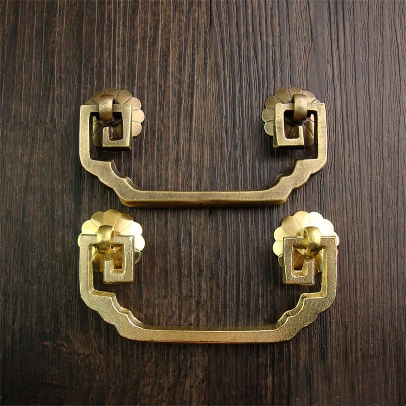 Txinmin Home 4 Pack Homocentric Squares Bail Cabinet Hardware Handle