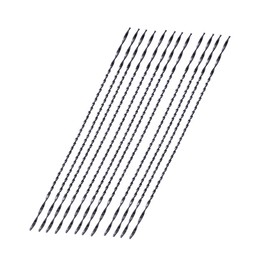 TEHAUX Diy Spiral Saw Blades for Hand Saw 12pcs U-shape Blades High Hardness Steel Quick Replacement