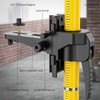 Huepar 12 Ft./3.7M Laser Level Pole LP36A with Tripod, 1/4-Inch