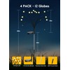 Solar Garden Lights - 4 Pack 48 LED Firefly Lights