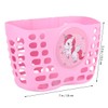 POPETPOP Children Bike Basket Plastic Unicorn Pattern Front Handlebar Bicycle