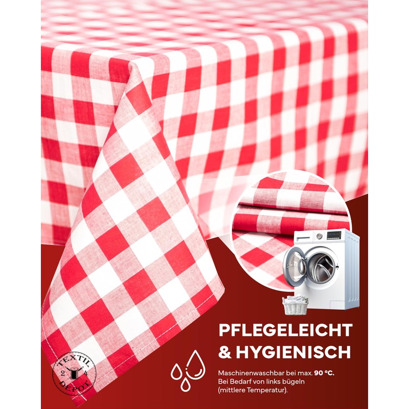 texpot Country House Table Runner 40 x 200 cm Red