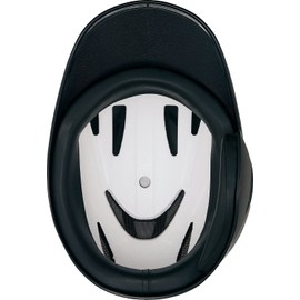 ZETT BHL308 Baseball Helmet for Soft Hitters, Black (1900), Lexo Size: 24.0 - 24.4 inches (61 - 62 cm)