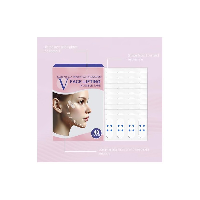 Cinta Lifting Invisible para Rostro en V | Reafirmante, Hidratante