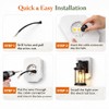Vinyl Siding Light Mounting Blocks, PVC Built-in Electrical Box Mounting