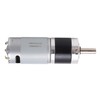 Black Silver Mini Gear Motor Low Noise High Torsion Robust