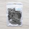 Yesallwas 100Pcs 3mm x 30mm Dowel Pin, Stainless Steel Shelf