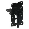 WINSOON Adjustable Self-Closing Vinyl Fence Gate Hinges 2 Pack,Stainless Steel(Black