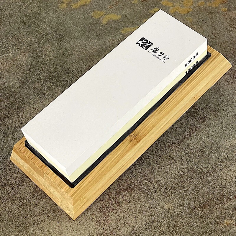 Grinder Double Sided Ceramic Combination Sharpening Stone - 1000/6000 -TG2015