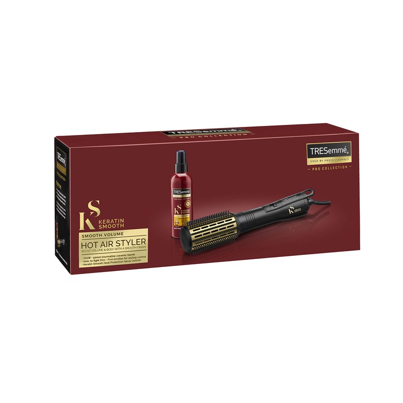 TRESemme Keratin Smooth Marula Smooth Volume Hot Air Styler, Black