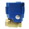 SENSTREE 1/2" Motorized Ball Valve, Brass Electric Ball Valve, DC9-24V
