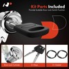 A-Premium Front Door Lock Cylinder Set with 2 Keys Compatible