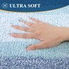 Bsmathom Microfiber Bathroom Rugs Sets 3 Piece, Non-Slip Absorbent Bath