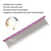 Pet Hair Removal Comb Rugged Durable Reusable Comfortable Open Knot