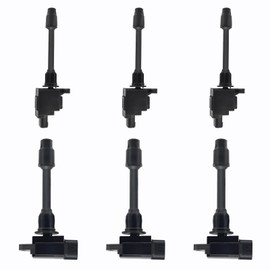 ITOM Ignition Coil Pack UF348+UF363 Compatible with Nissan 2000-2001 GXE 2000 GLE SE for Infiniti 2000 2001 I30 Base Sedan I30 T Sedan V6 3.0L Coil Packs, Replace 224482Y00 224482Y010 Set of 6