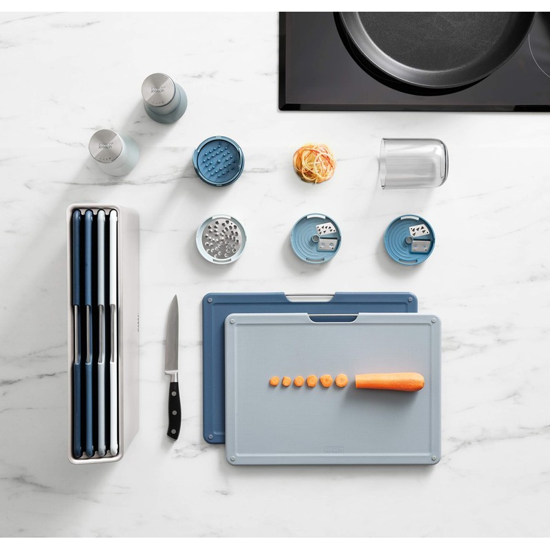 Joseph Joseph Milltop Non-Spill Salt and Pepper Mill 2-piece Set,