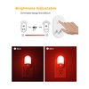 L LOHAS LED Red Night Light Plug in, Motion Sensor