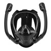 Snorkel Mask,Full face Diving mask,Double Tube Breath Separation,Anti Fog Anti