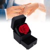 Red Rose Gift Box Soft Flocking Lifting Drawer Portable Jewelry
