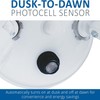Lithonia Lighting Adjustable Dusk Dawn Security Light, Twin Par Outdoor