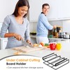 Cutting Board Organizer - Kitchen Utensils Brackets for Shelves -