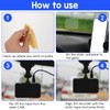 8Pcs Dashcam Windshield Sticker Electrostatic Film Transparent Sticker to Prevent