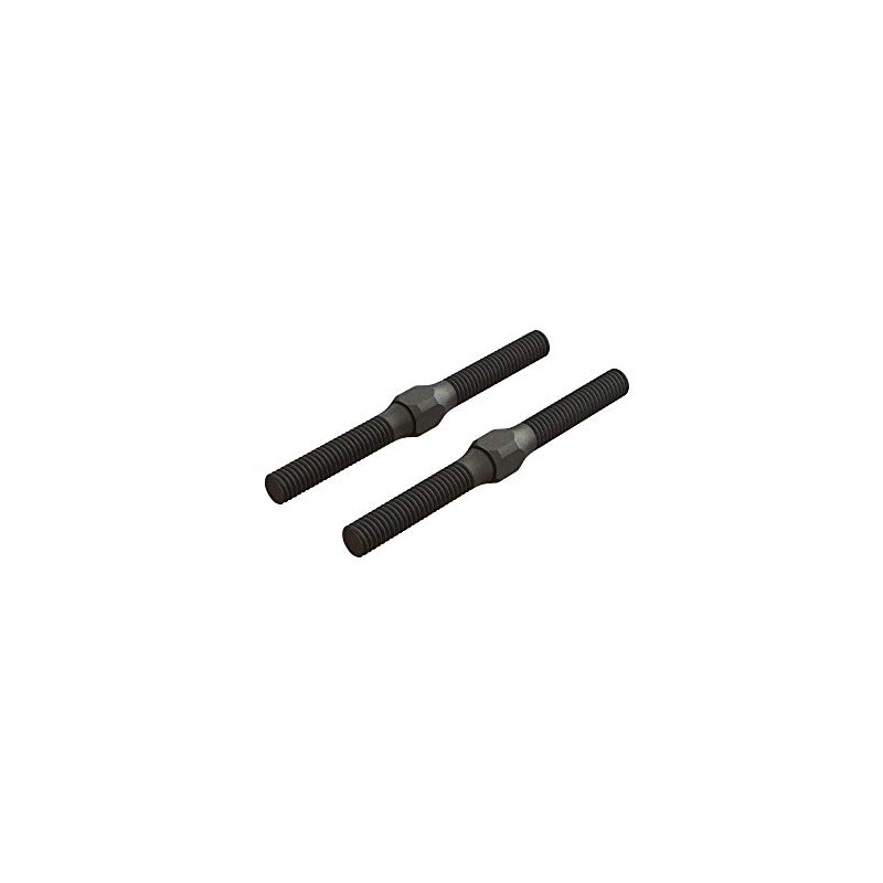 ARRMA Steel Turnbuckle, M4 x 48mm, Black (2), ARA330542