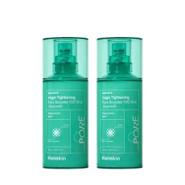 Hanskin 한스킨 매직 타이트닝 모공 부스터 100 샷 앰플 50ml, 2개 Hanskin Magic Tightening Pore Booster 100 Shot Ampoule 50ml, 2 pieces