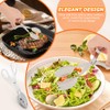 2 Pack Salad Tongs Food Grade 7.87 Inch Scissor Tongs