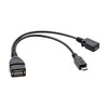 RUITEXUN Micro USB OTG Splitter Cable, Micro USB to USB