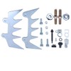 Mtanlo 2Pcs Chain Adjuster Tensioner Bumper Spike Bar Kit For