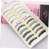 Beavorty 3sets Long Natural Curly Japanese Fluctuation Lashes Fake Eyelash