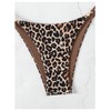 SOLY HUX Bathing Suit for Women Leopard Print Bikini Sets