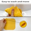 DIFENLUN Shower Drain Cover Tub Stopper,2 Pieces Sewer Anti-Odor Mat