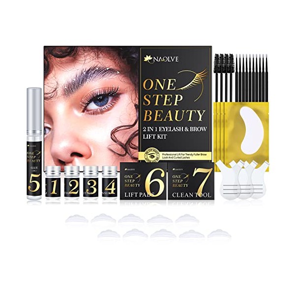 Lash Lift Kit, 2 in 1 Lash and Brow Lamination