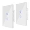 Jinvoo WiFi Smart Wall Touch Light Switch, Smart Phone Remote