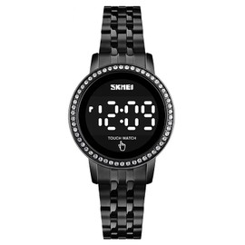 Gosasa Top Brand Electronic Luxury Womens Watch LED Touch Screen Ladies Digital Watches Business Watch for Women Quart Waterproof Elegant Female Wristwatch