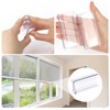 4 PCS Roller Window Shades Window Shade Clear Plastic Hem