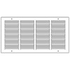 Shoemaker 1150-24X8 24 x 8 Baseboard Return Air Grille -