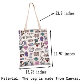 LEVLO Vaccination Awareness Gift Vaccinate Eradicate Prevent Shopping Bag Gift For Healthcare Worker Nurse Gift (Vaccinate Eradicate Prevent)