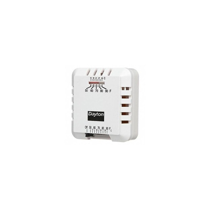 DAYTON 4PU51 Thermostat 50-90F 24V-AC