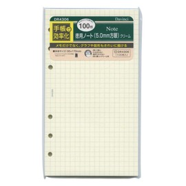 Da Vinci Bible DR4306 Personal Notebook Refill, Value Notebook, 0.2 inch (5 mm) Square Ruling, Cream