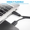 PATIKIL Cable Sleeve with Hook and Loop Fastener, 6.6 Ft
