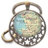 Llavero de mapa de Seúl, llavero de mapa de Seúl,