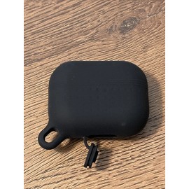 Unbranded Lot Of 2. Airpods Pro Charging Case Black Silicone 1 Piece Design  B392